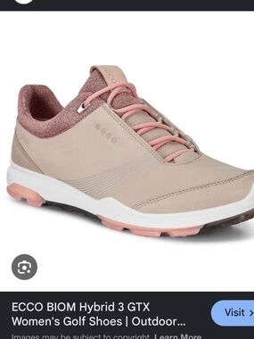 Ecco biom hybrid 3 gtx Pink Women's Golf Sneaker size 9/9.5